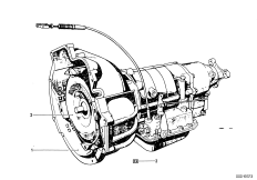 автоматическая коробка передач для BMW E9 2.5CS M30 (схема запасных частей)
