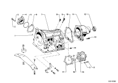 BW 65 Картер и дополнительные элементы для BMW E9 3.0CS M30 (схема запасных частей)