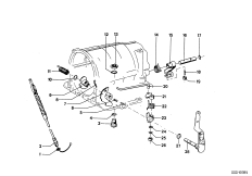 ZF 3HP20 Механизм ПП/блок.трансм.на ст. для BMW E9 2.5CS M30 (схема запасных частей)