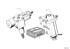 Рулевой механизм с гидроусилителем для BMW E9 3.0CSL M30 (схема запасных частей)