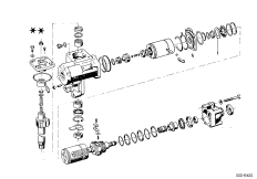 Детали масл.резерв.гидроусил.рул.управл. для BMW E9 2800CS M30 (схема запасных частей)