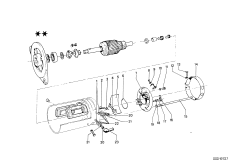 Детали генератора для BMW NK 1800 4-Zyl (схема запасных частей)