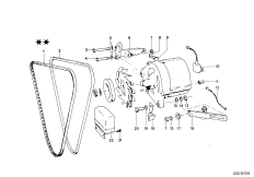 Детали генератора для BMW NK 2000 4-Zyl (схема запасных частей)