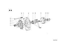 Детали генератора для BMW NK 2000tii 4-Zyl (схема запасных частей)