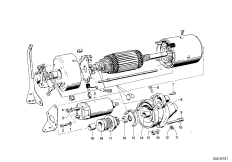 детали стартера для BMW NK 2000tii 4-Zyl (схема запасных частей)