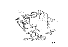 Карбюратор дополнительные элементы для BMW NK 2000 4-Zyl (схема запасных частей)