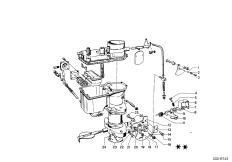 Карбюратор дополнительные элементы для BMW NK 1800 4-Zyl (схема запасных частей)