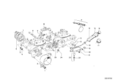 Карбюратор дополнительные элементы для BMW NK 2000tilux 4-Zyl (схема запасных частей)