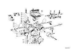 Карбюратор дополнительные элементы для BMW NK 2000ti 4-Zyl (схема запасных частей)