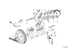 Система впрыска, механическая для BMW NK 2000tii 4-Zyl (схема запасных частей)