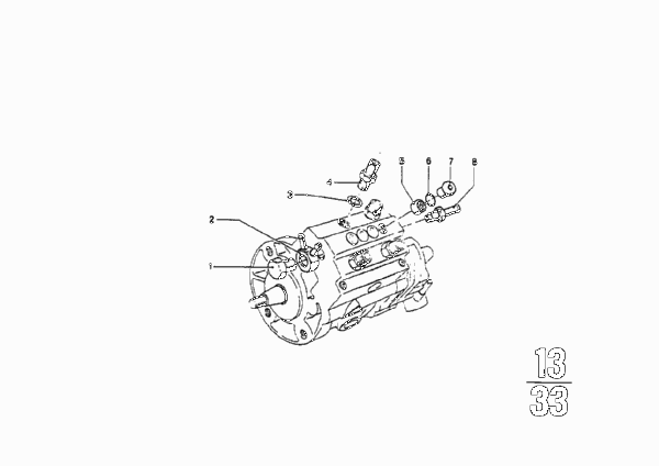 Детали топливного насоса для BMW NK 2000tii 4-Zyl (схема запчастей)