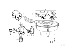 Глушитель шума всасыв./сменн.эл.фильтра для BMW NK 2000 4-Zyl (схема запасных частей)