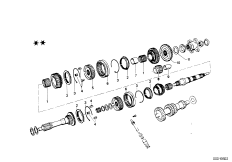 Getrag 242 Детали бл.шестер./ремкомпл. для BMW NK 2000CS M10 (схема запасных частей)