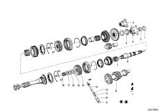 Getrag 242 Детали бл.шестер./ремкомпл. для BMW NK 2000C M10 (схема запасных частей)