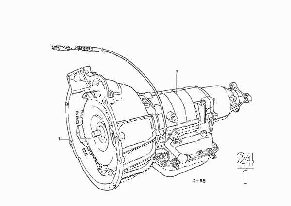 автоматическая коробка передач для BMW NK 2000 4-Zyl (схема запчастей)