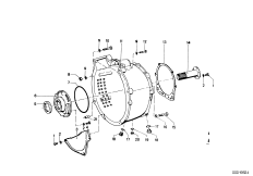 ZF 3HP12 Дополнит.элементы/подвеска для BMW NK 2000C M10 (схема запасных частей)