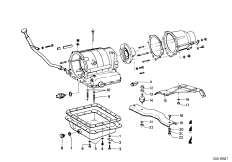 ZF 3HP12 Дополнит.элементы/подвеска для BMW NK 2000C M10 (схема запасных частей)