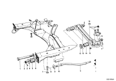 Балка переднего моста/поперечный рычаг для BMW NK 1500 4-Zyl (схема запасных частей)