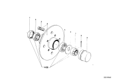 Подшипники ступицы колеса для BMW NK 2000tilux 4-Zyl (схема запасных частей)