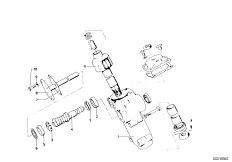 Детали рулевого механизма для BMW NK 2000tii 4-Zyl (схема запасных частей)