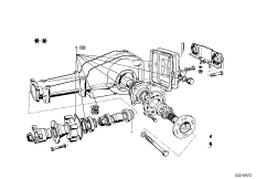 Распорная шайба редуктора заднего моста для BMW NK 2000tilux 4-Zyl (схема запасных частей)
