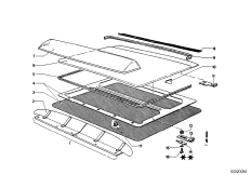 Сдвижная крышка люка для BMW NK 1800ti 4-Zyl (схема запасных частей)