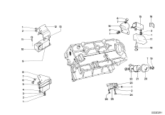 Подвеска двигателя для BMW NK 2000CS M10 (схема запасных частей)