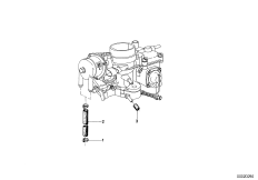 Карбюратор дополнительные элементы для BMW NK 2000 4-Zyl (схема запасных частей)