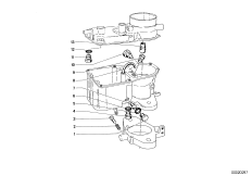 Поплавок карбюратора/жиклер для BMW NK 1500 4-Zyl (схема запасных частей)