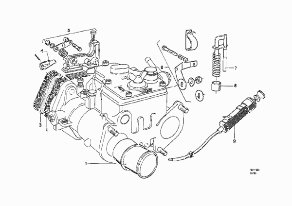 Карбюратор дополнительные элементы для BMW NK 1800tiSA 4-Zyl (схема запчастей)