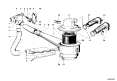 Глушитель шума всасывания воздуха для BMW NK 1500 4-Zyl (схема запасных частей)