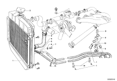 Охлажд.трансм.масла/масляный радиатор для BMW NK 2000 4-Zyl (схема запасных частей)