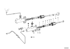 главный цилиндр сцепления для BMW NK 2000ti 4-Zyl (схема запасных частей)