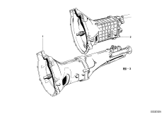 4-ступенчатая КПП для BMW NK 2000CS M10 (схема запасных частей)