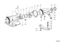 ZF 3HP12 Детали картера/масляный картер для BMW NK 2000C M10 (схема запасных частей)