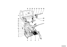 ZF 3HP12 Механизм ПП/блок.трансм.на ст. для BMW NK 2000C M10 (схема запасных частей)
