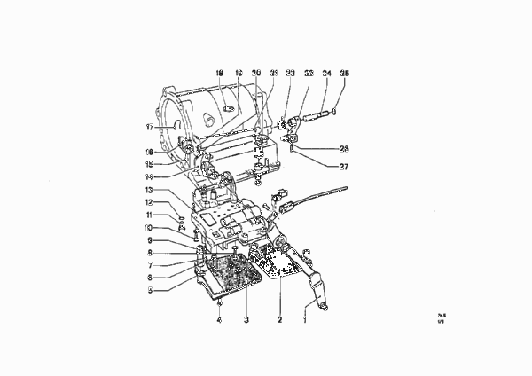 ZF 3HP12 Механизм ПП/блок.трансм.на ст. для BMW NK 1800 4-Zyl (схема запчастей)