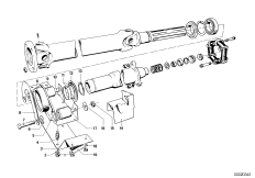 Эласт.муфта/промеж.опора карданного вала для BMW NK 2000tilux 4-Zyl (схема запасных частей)