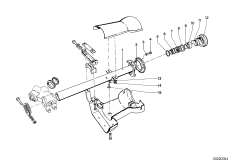 Труба рулевой колонки/облицовка для BMW NK 2000tilux 4-Zyl (схема запасных частей)