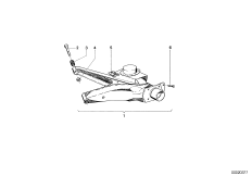 Продольный рычаг подвески для BMW NK 2000tii 4-Zyl (схема запасных частей)