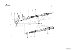 Главный тормозной цилиндр для BMW NK 2000tii 4-Zyl (схема запасных частей)