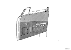 Обшивка двери Пд для BMW NK 1800 4-Zyl (схема запасных частей)