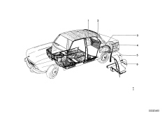 Обшивка багажного отделения для BMW NK 1800ti 4-Zyl (схема запасных частей)