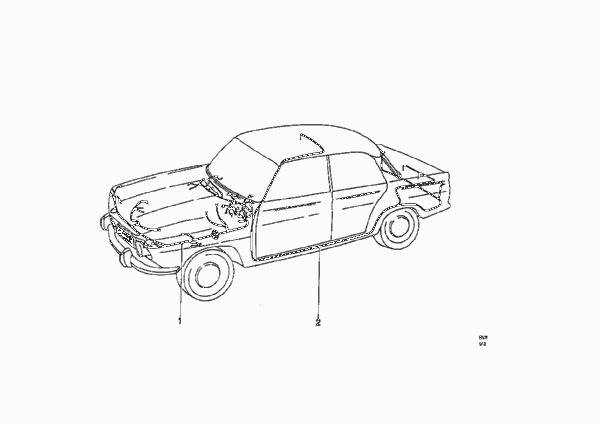 Жгут проводов для BMW NK 2000ti 4-Zyl (схема запчастей)