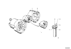 Контрольные приборы/дополнит.элементы для BMW NK 1800tiSA 4-Zyl (схема запасных частей)