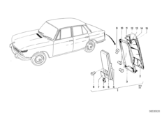 Блок задних фонарей для BMW NK 1800 4-Zyl (схема запасных частей)