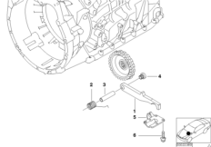 A5S325Z блокиров.трансмиссии на стоянке для BMW E46 320Ci M54 (схема запасных частей)
