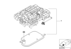 A5S325Z гидравлический блок управления для BMW E46 320Ci M54 (схема запасных частей)