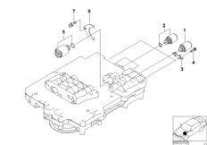 A5S325Z э/магн.клапан/регулятор давления для BMW E46 323Ci M52 (схема запасных частей)