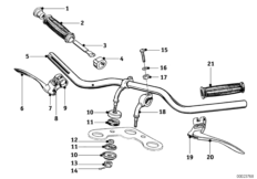 Руль для BMW T24 R24 0 (схема запасных частей)